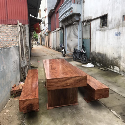 Bàn Ghế K3 Gỗ Hương Xám