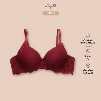 Áo Lót Nữ Không Gọng Cao Cấp LUPERI Đệm Mỏng Có Lớp Lưới Thông Thoáng Nâng Ngực Hiệu Quả LU3AL835