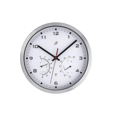 Đồng hồ treo tường tích hợp nhiệt kế & ẩm kế AURIOL - Hàng nội địa Đức Hàng chính hãng