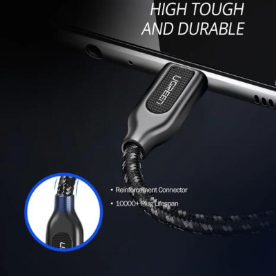 Ugreen UG50224US265TK 1M Dây USB Type-C sang USB 2.0 sạc và truyền dữ liệu - HÀNG CHÍNH HÃNG