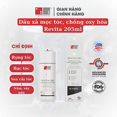 Dầu xả chống oxy hóa, kích thích mọc tóc REVITA.CBD CONDITIONER  205ML