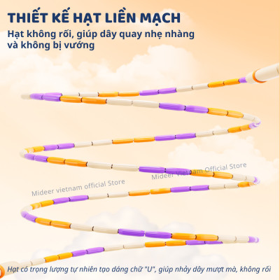 Dây nhảy thể dục chuỗi hạt  Mideer Soft Beaded Jump Rope 