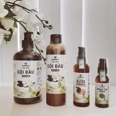 TINH CHẤT GỘI ĐẦU THẢO MỘC MẸ KEN  500ML - Kích thích mọc tóc, giảm gãy rụng, giảm gàu