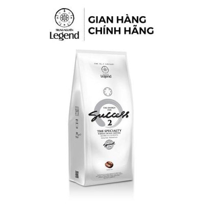Combo 2 Bịch Cà Phê Hạt Mộc Trung Nguyên Legend Success 2 – Gói 1kg – Cà Phê Thể Chất Mạnh, Vị Cân Bằng