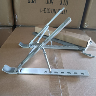 Kệ giá đỡ nhôm dành cho máy tính laptop macbook ipad 7 nấc điều chỉnh độ cao gấp gọn - Hàng chính hãng