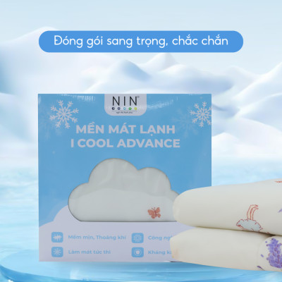 [CHĂN HÈ MÁT LẠNH] Mền lạnh I Cool Advance NIN House NM8032 2mx2m2 | Chăn chần bông Ice Silk, Chăn điều hoà nhiều độ