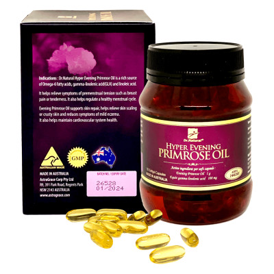 VIÊN UỐNG NỘI TIẾT DR NATURAL HYPER EVENING PRIMROSE OIL 180 VIÊN