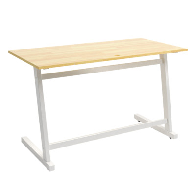 Bộ Bàn Rec-Z Trắng Và Ghế Đen IBIE IB517