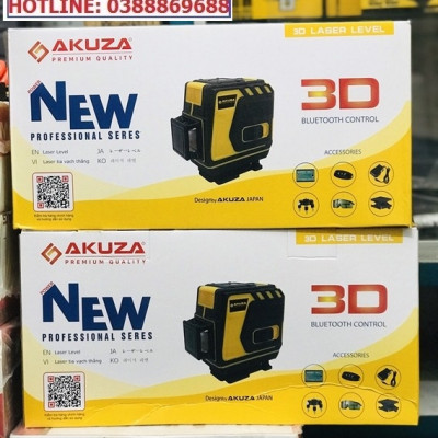 Máy Cân Bằng Laze Xanh 12 Tia Siêu Sáng AKUZA AK GLB 3D