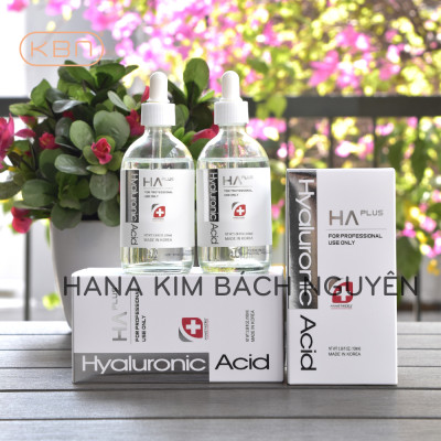 COMBO 2 CHAI SERUM HA PLUS - 100ml (Dưỡng Ẩm, Căng Bóng, Sáng Da, Mờ Nếp Nhăn) Hàng Chính Hãng + Tặng 50g Mặt Nạ Dẻo