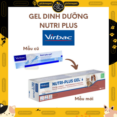 [ CHÍNH HÃNG ] Gel dinh dưỡng Nutri Gel |Nutri Plus Virbac 120.5gr - Cho chó mèo bầu, bệnh, biếng ăn, còi cọc