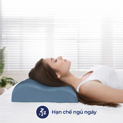 Gối Cao Su Liên Á Contour LAGC3050 (30 x 50 cm) - Trắng