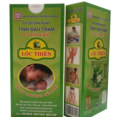 ComBo 2 Hộp Dầu Tràm Lộc Thiên Nguyên chất mã 212