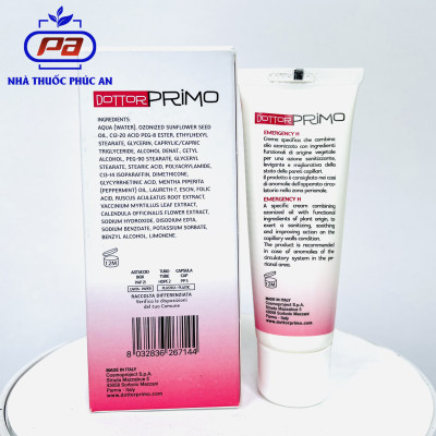Kem bôi trĩ DottorPrimo Emergency H 25ml - tặng bao ngón tay bôi kem