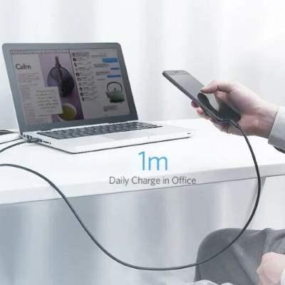 Ugreen UG30162US141TK 3M màu đen Dây USB 2.0 sang Type-C truyền dữ liệu và sạc - HÀNG CHÍNH HÃNG