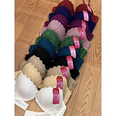 ÁO LÓT NỮ REN VẢY CÁ DÀY SIÊU NÂNG NGỰC BELLE 024B