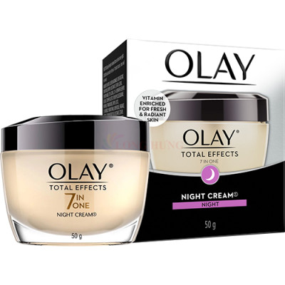 Kem dưỡng da ban đêm Olay Total Effects 7 in One Night Cream (50g) - Hàng chính hãng