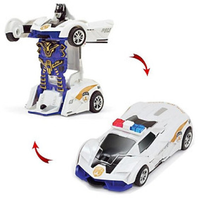 Đồ Chơi Robot Biến Hình Tia Chớp Hành Động - Siêu Xe Cảnh Sát - Cresta DK81138