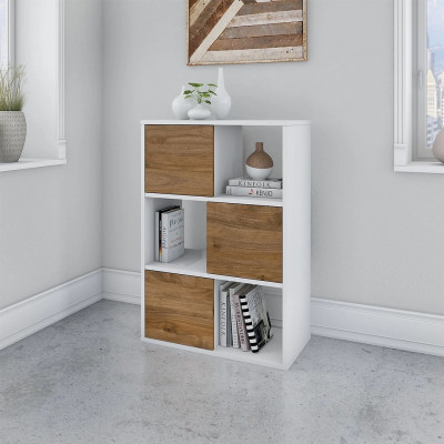 Giá sách bằng gỗ hiện đại đẹp SMLIFE Blink