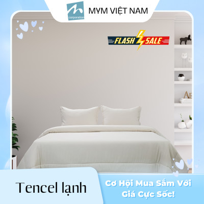 Chăn chần bông MYM chất liệu vải Tencel Lạnh Cao Cấp Sang Trọng