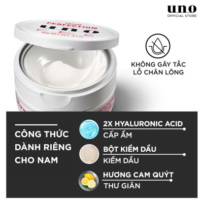 Kem dưỡng da Uno All In One Cream Perfection kiểm soát bã nhờn, chống lão hóa Nhật Bản 90g