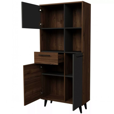 Giá sách bằng gỗ kiểu dáng nhỏ gọn SMLIFE Belphegor