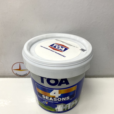 Sơn phào chỉ trong và ngoài nhà Toa 4 Seasons Tropic Shield màu Trắng_1L
