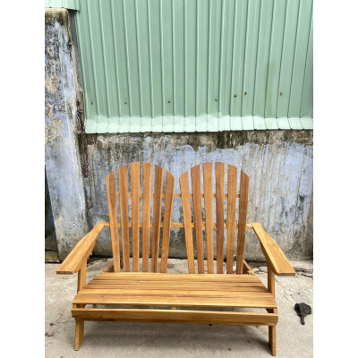 Ghế quạt gỗ đôi, ghế vua xếp gọn