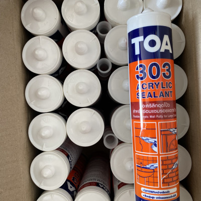Keo Toa 303 Acrylic Sealant màu Trắng 280ML