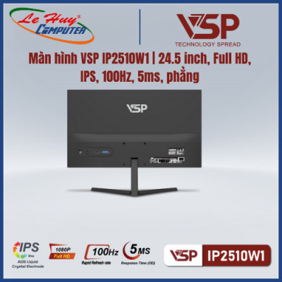 Màn hình máy tính VSP IP2510W1 FullHD 100Hz 5MS IPS - Hàng Chính Hãng