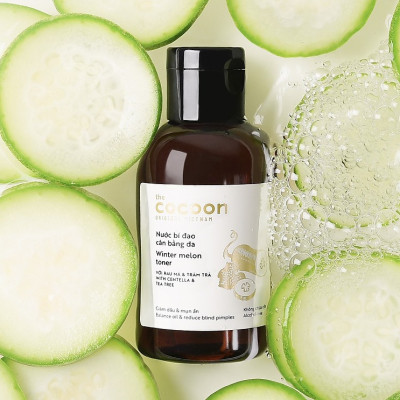 Nước bí đao cân bằng da Cocoon 140ml dùng cho da dầu thuần chay