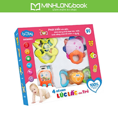 Combo 4 Đồ Chơi Lúc Lắc Cho Trẻ Happy Baby