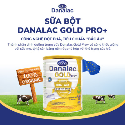 Sữa Danalac Gold Pro+ Số 1 Cho Bé 0- 6 Tháng Hỗ Trợ Bé Ăn Ngon Tiêu Hóa Tốt
