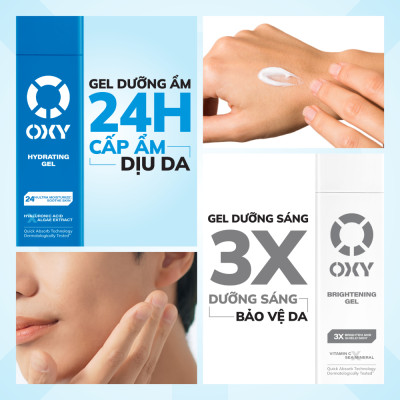 Kem dưỡng ẩm cho nam dạng gel Oxy Hydrating Gel 50g