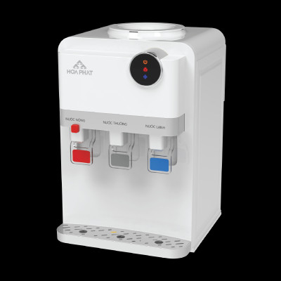 Cây nước nóng lạnh úp bình Hòa Phát HTL212 - 3 vòi nước, có đèn Led hiển thị - Hàng chính hãng