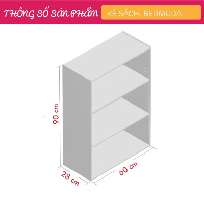 Kệ giá đỡ sách thiết kế đơn giản SMLIFE Bedmuda