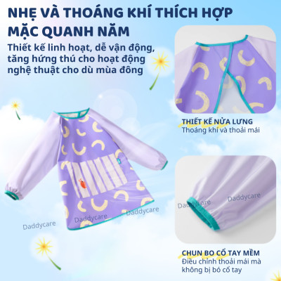 Áo Khoác Vẽ Tranh Mideer Chống Nước Cho Bé, Đồ Chơi Phát Triển Trí Tuệ Cho Trẻ Em Từ 2,3,4,5,6 Tuổi