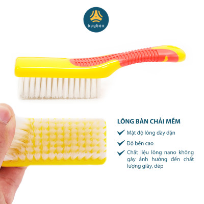 Bàn chải lông nano, lông dày dặn, vệ sinh giày dép, không gây trầy xước kho sử dụng - BuyBox - BBPK338