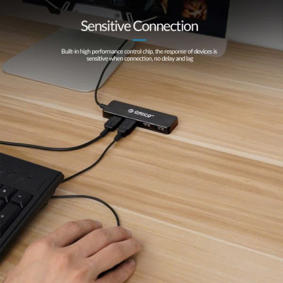Bộ chia / Hub 4 cổng USB 2.0 Orico FL01 - Hàng Chính Hãng