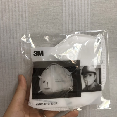 Sét 10 cái khẩu trang 9001V, có van, lọc bụi cực tốt, hàng chính hãng 3M