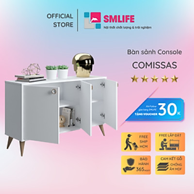 Bàn sảnh ra vào gỗ hiện đại SMLIFE Comissas