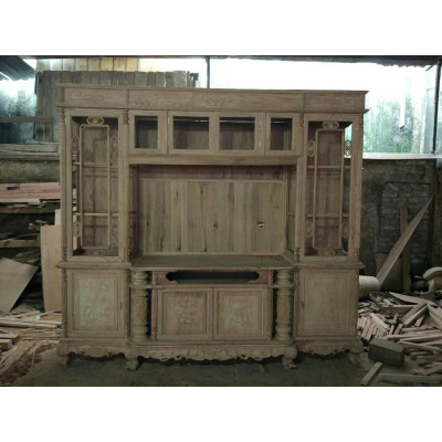 Kệ TiVi kệ kính 2 bên