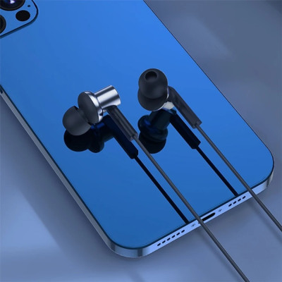 Tai nghe nhét tai In Ear có dây Jack 3.5mm hiệu WIWU EB311 âm thanh Hifi HD, hỗ trợ nghe gọi, mic đàm thoại - Hàng nhập khẩu