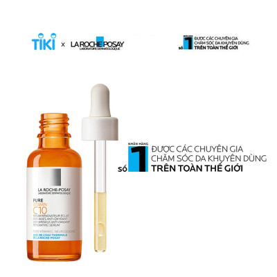 Dưỡng chất giúp cải thiện và làm sáng da La Roche-Posay Pure Vitamin C10 Serum 30ml
