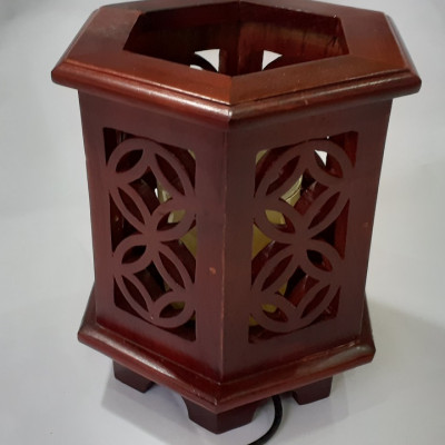 Đèn xông tinh dầu gỗ hương DLG01 Tỏa hương thơm trang trí nội thất nhà cửa