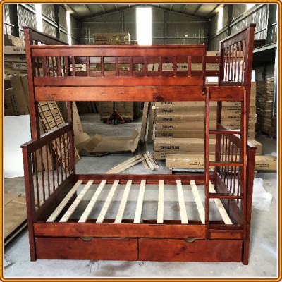 Giường tầng 3 lớp Juno Sofa (nâu)