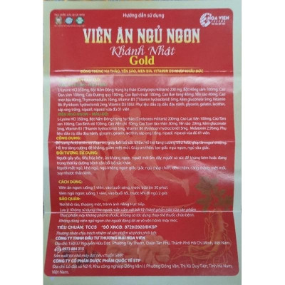 Viên Ăn Ngủ Ngon Khánh Nhật, hỗ trợ kích thích ăn ngon miệng