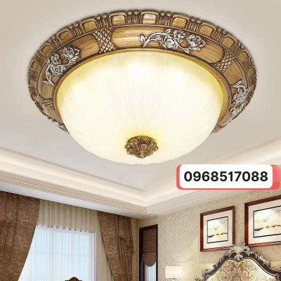 ĐÈN ỐP TRẦN KIỂU CỔ ĐIỂN , ĐÈN ỐP SẢNH, ỐP HÀNH LANG  PHI 350MM - 3 CHẾ ĐỘ ÁNH SÁNG