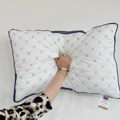 Đôi ruột gối nằm trần trám LIDACO cao cấp bông tự nhiên vải cotton 100% kích thước 50x70cm (2 chiếc)