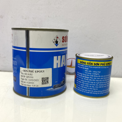 Sơn Epoxy Hải Âu màu đỏ EP550 1L/Bộ